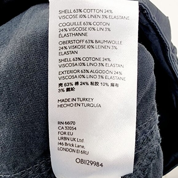 Anthropologie The Wanderer cargo Shorts Womens mid rise Size 27   Grey - Picture 10 of 10